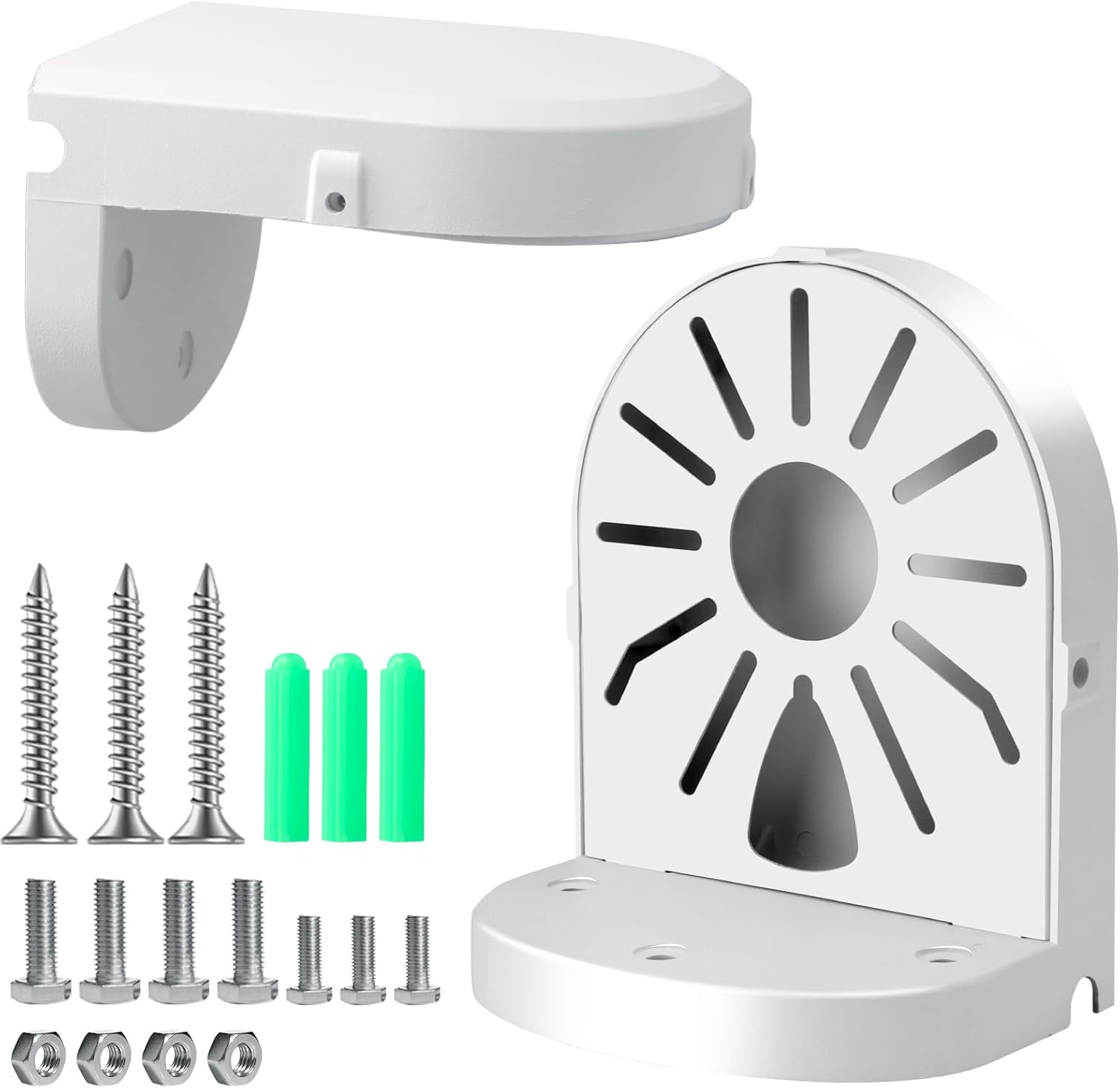 Universal Security Junction Box, Mounting Box Wall Ceiling Mount, Universal Wall Mount Bracket for Dome Camera, Aluminum Alloy Mount Bracket, for Cameras Surveillance Dome Brackets
