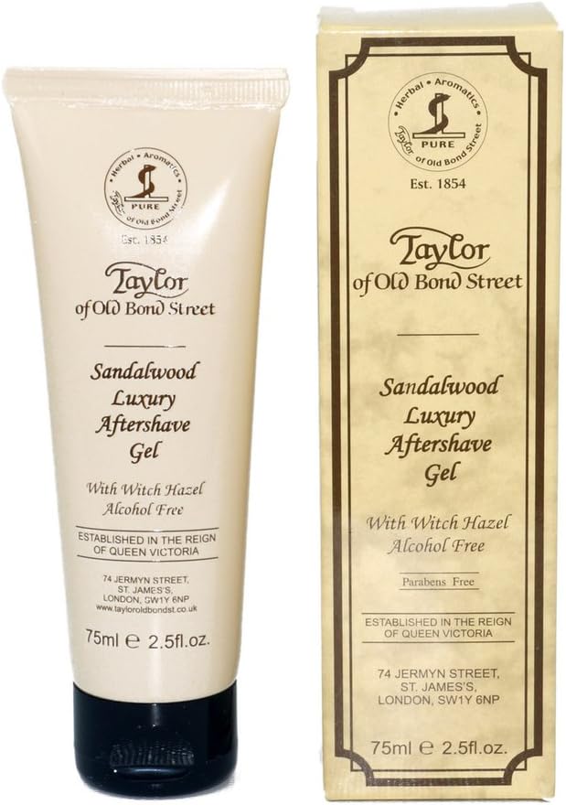 Taylor of Old Bond Street 75ml Luxury Sandalwood Aftershave Gel