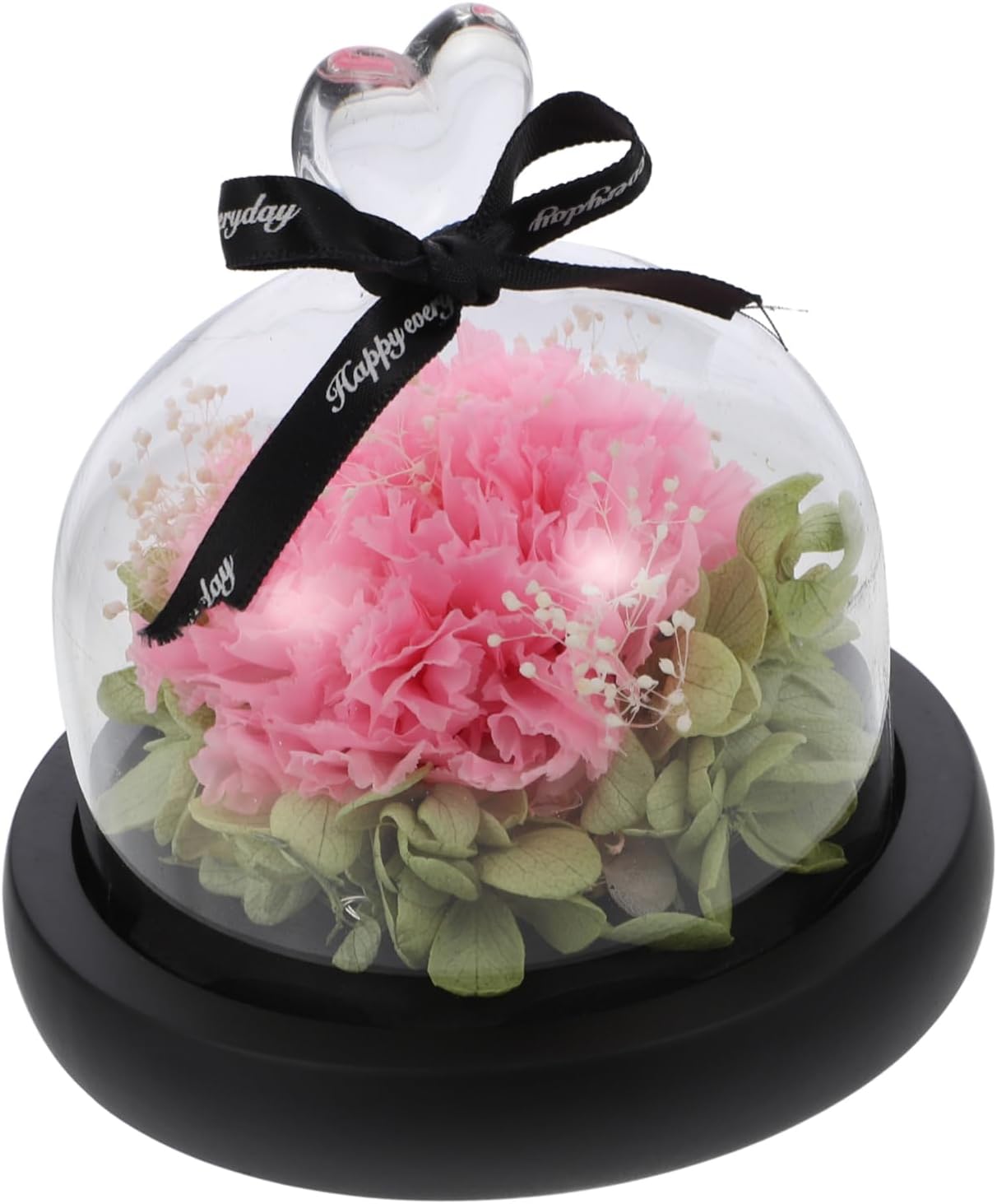 lamp Glass Table Lamp Carnations Table Lamp Carnation Decorative Desk Red Rose Flower Desktop Lamp Red Rose Light Party Light Shift Knob The Led Pink Pred Flower lamp