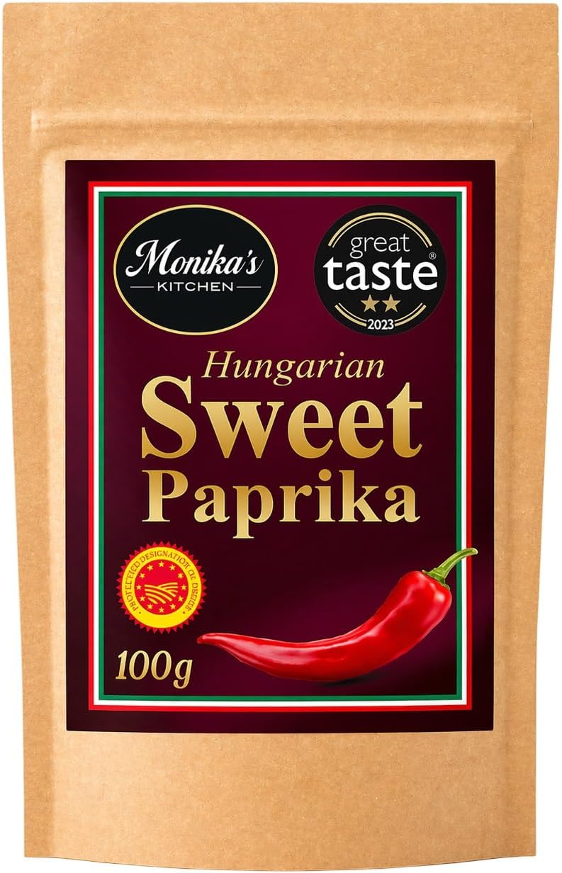 Hungarian Sweet Paprika Powder 100g - Authentic Premium Spice - Award Winner