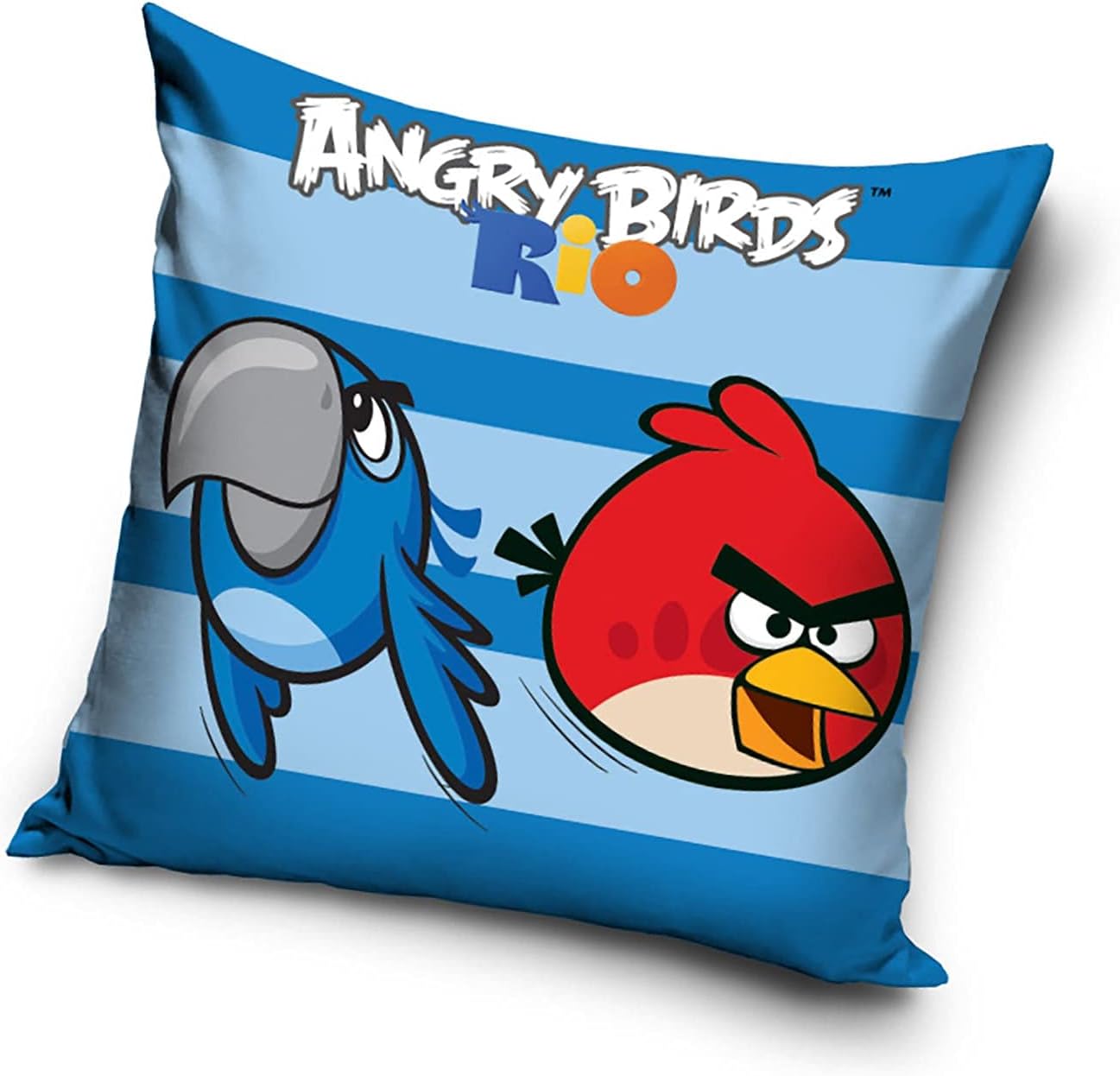 Official Angry Birds Printed Microfiber Cushion Cover 40 x 40 cm 4376