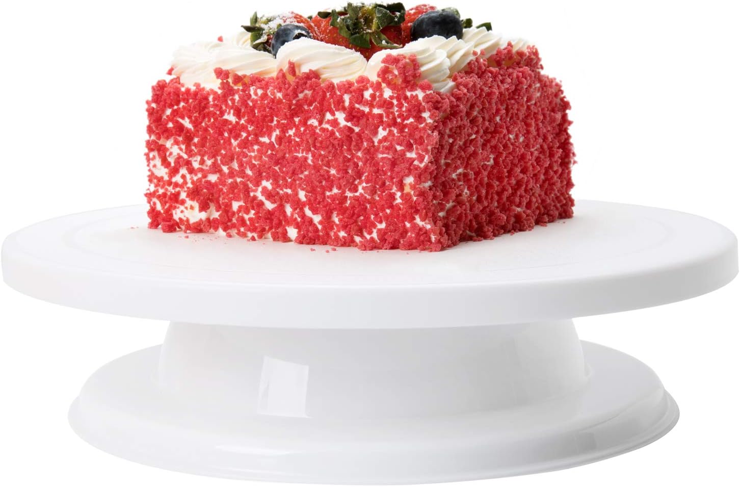 LAOSEP 11 Inch Rotating Cake Stand - Professional Rotating Icing Turntable