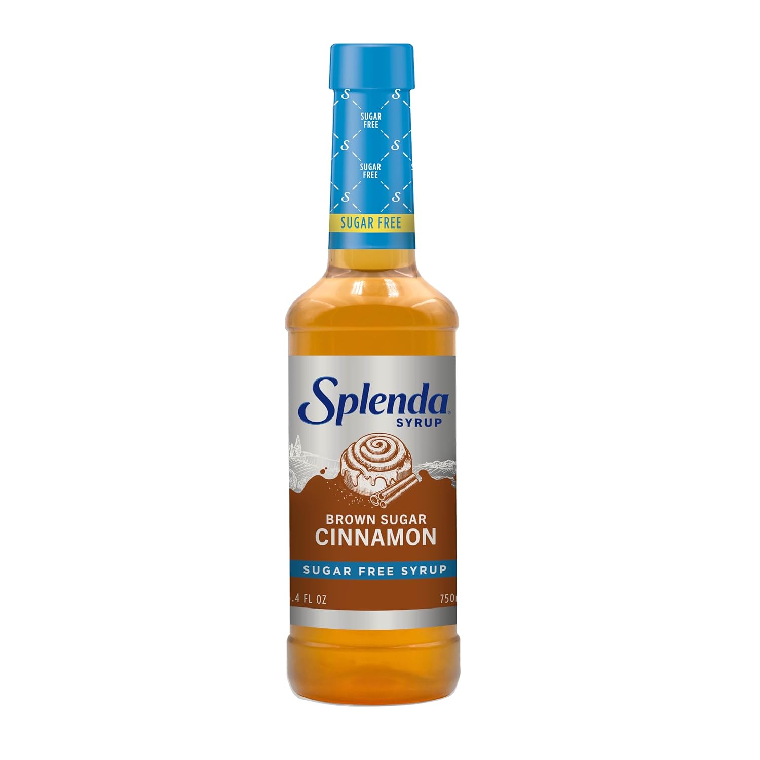 Splenda Coffee Syrup, Brown Sugar Cinnamon, Sugar Free, Flavored Liquid Syrups for Drinks, 750 ml Bottle