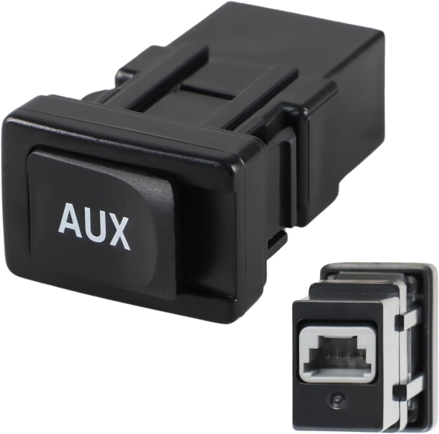 Aux Port Input Auxiliary Jack Audio Stereo Adapter Compatible with Toyota Camry 2007-2008 4Runner RAV4 FJ Cruiser Prius Yaris Lexus LS460 ES350 2007-2010 Replace# 86190-06010 86190-53010