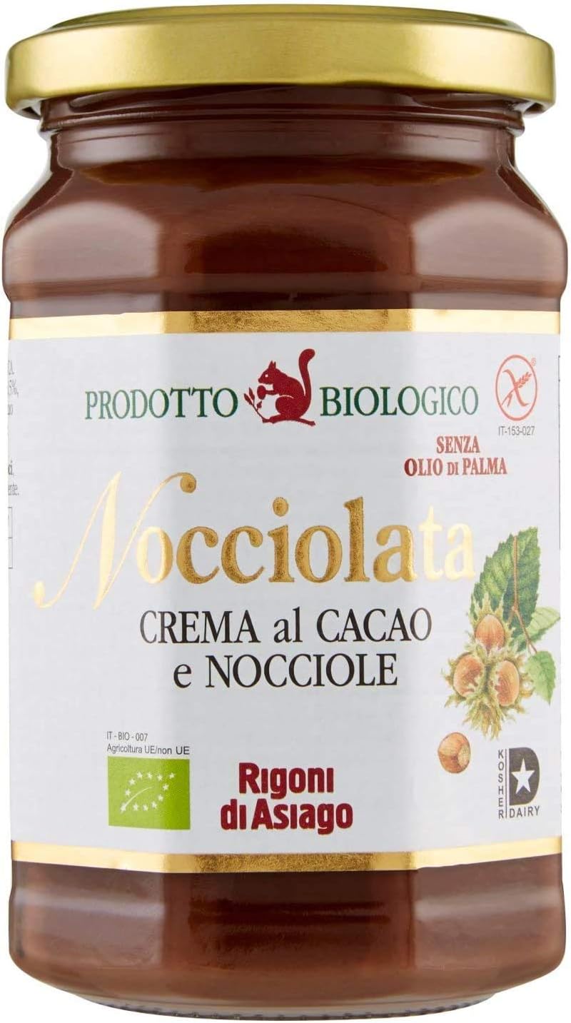 12x Rigoni di Asiago BIO Chocolate & Hazelnut Spread 270g No Palm Oil!