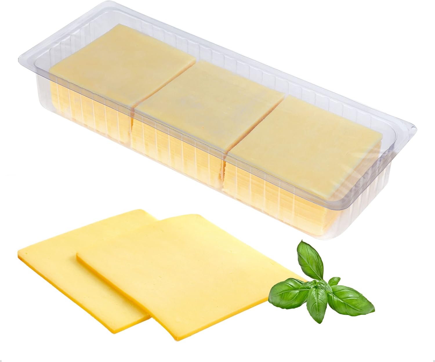 Monterey Jack Cheese Slices From Urban Merchants, Ideal Burger Cheese, High In Protein, Rich In Calcium And Perfect For Everyday Use, Pack Contains 1 x 1kg
