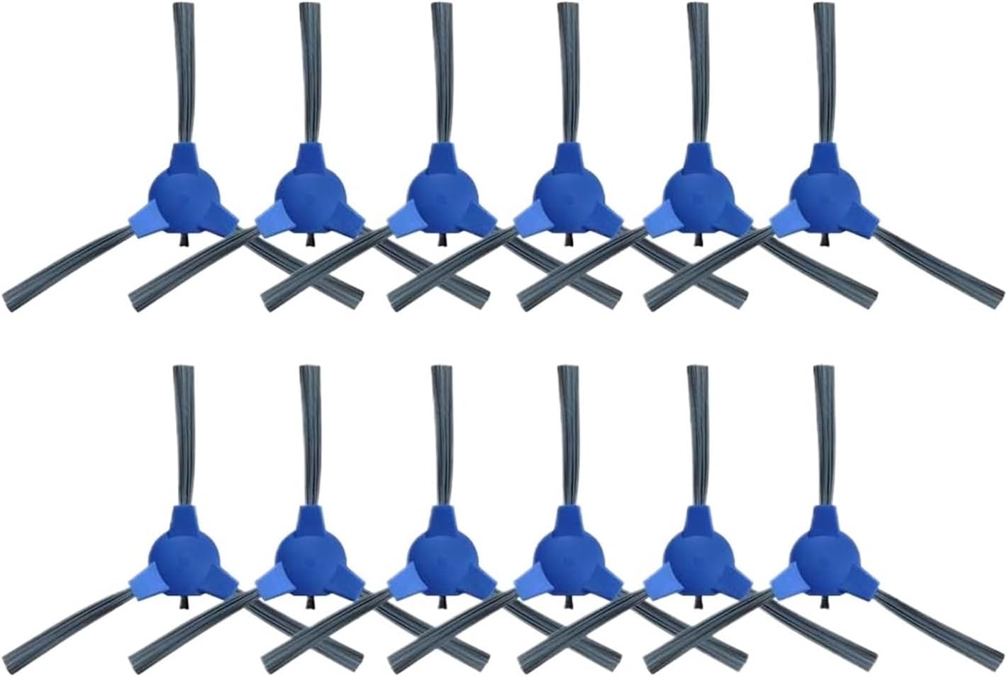 Nilnyvda Compatible With Ecozy RV-EG310B / LIECTROUX V3S Pro Robot Vacuums Edge Spin Side Brush Replacement Accessory Spare Part(12 Pcs)