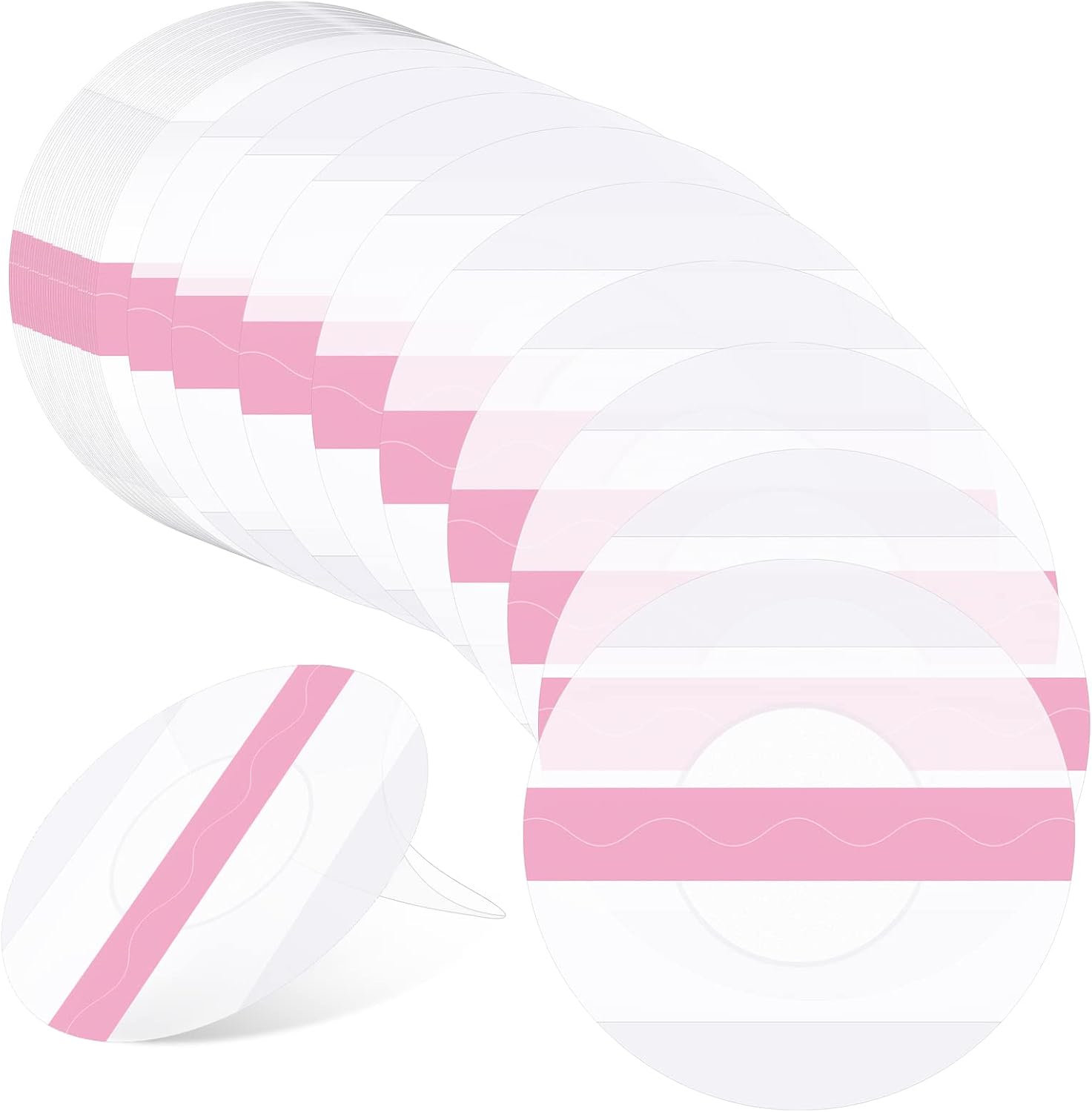 50 Pack Freestyle Libre Sensor Cover, Waterproof Libre Sensor Covers, Round Transparent Adhesive Patches Clear CGM Patches Without Glue