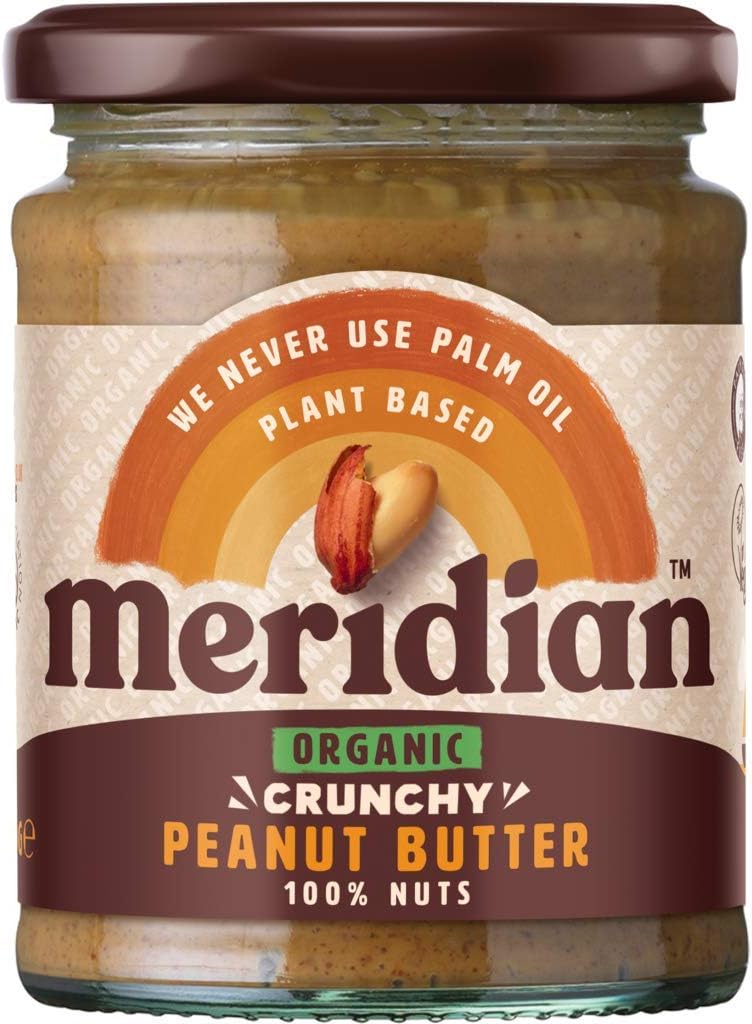 Meridian Organic Crunchy Peanut Butter 280g
