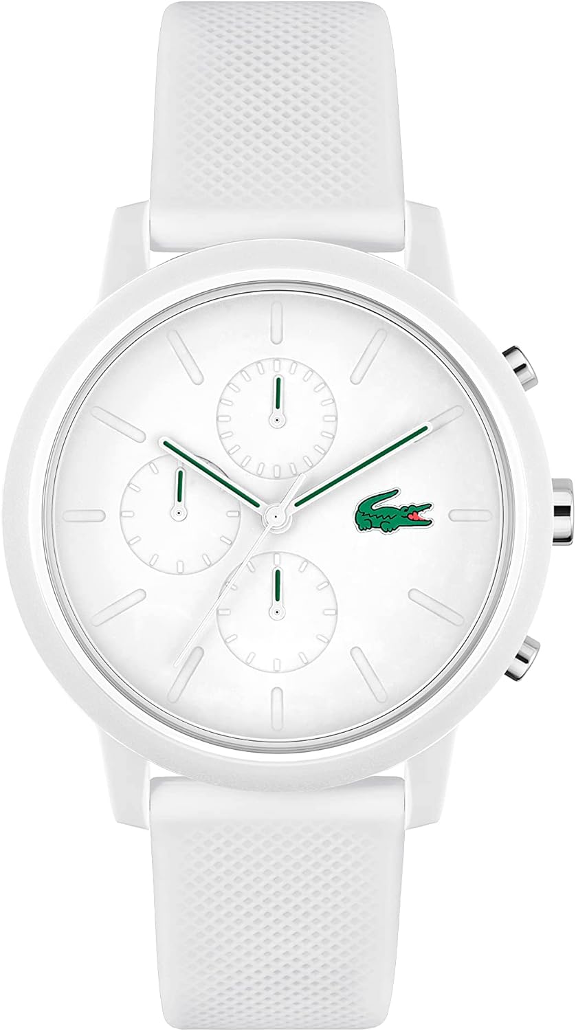 Lacoste 12.12 Men's Chronograph Watch - TR90 Case Quartz - Premium Sporty Fashion Timepiece