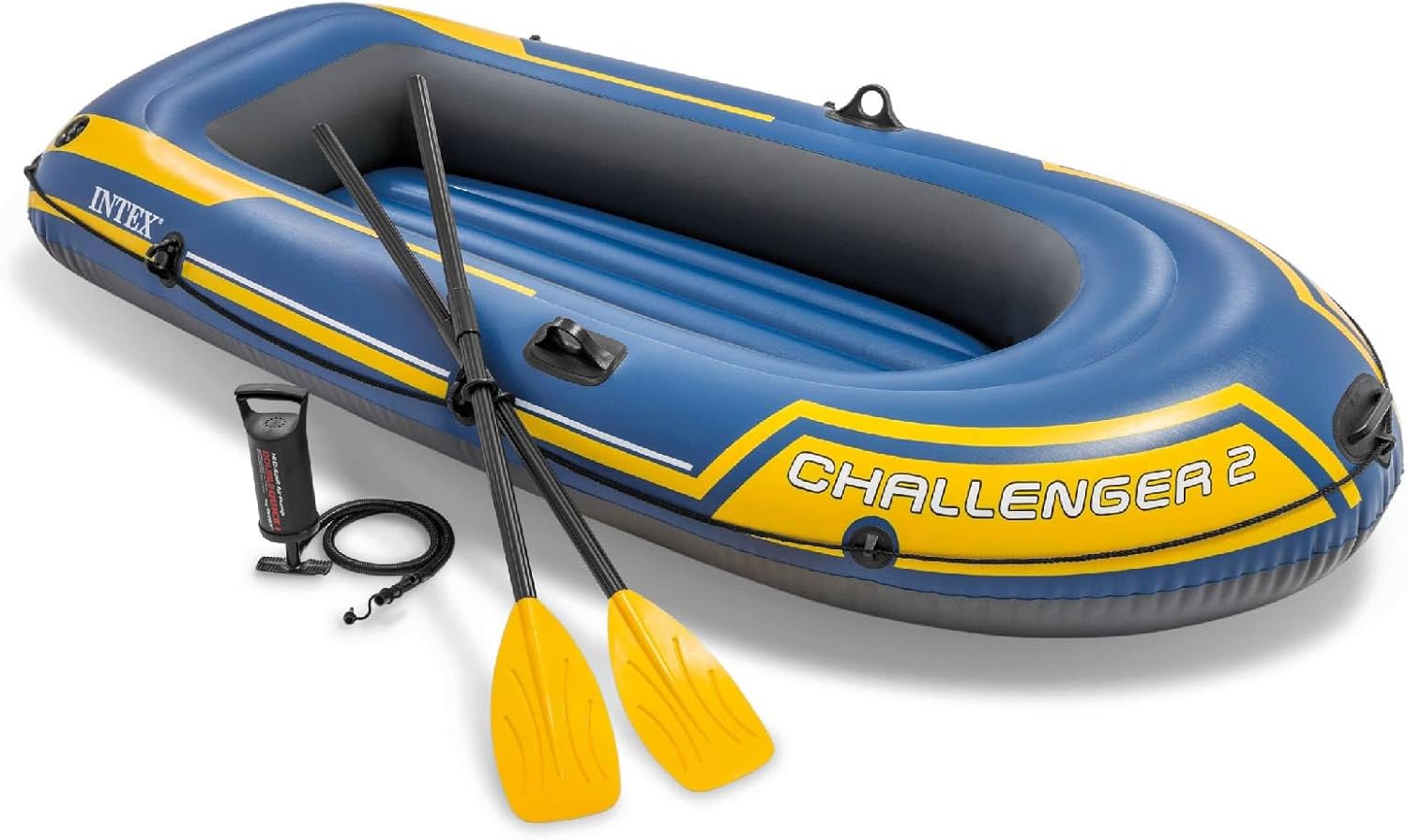 Intex Challenger Inflatable Boat Set with Oars + Inflator