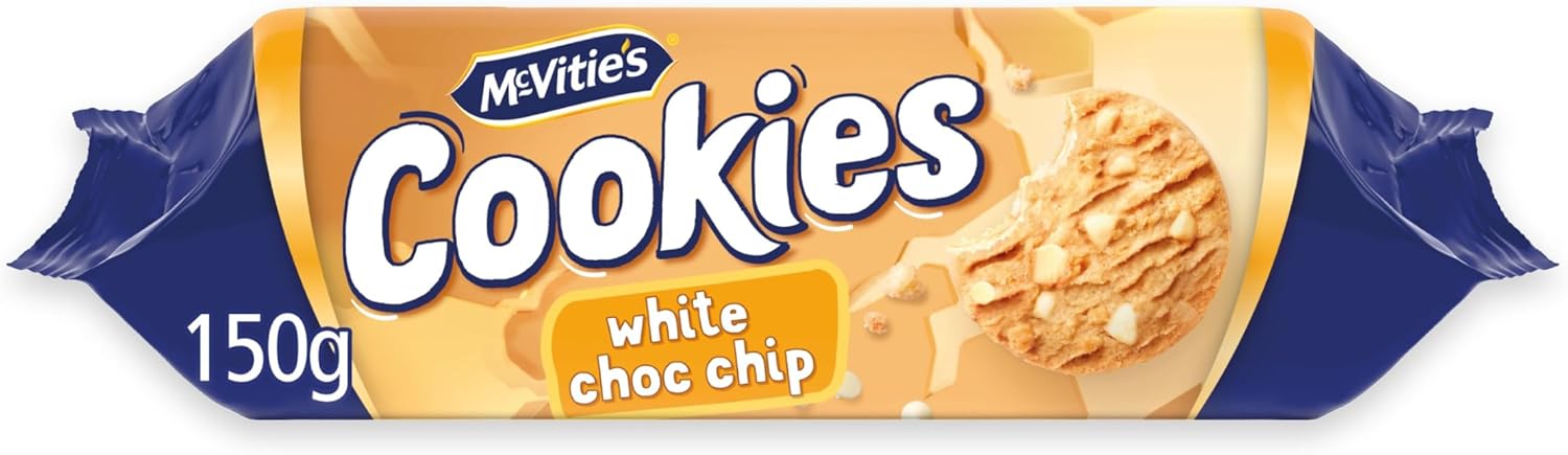 McVitie's Cookies The Chunky One, White Chocolate Chip Flavour, 150 g (Pack of 1)