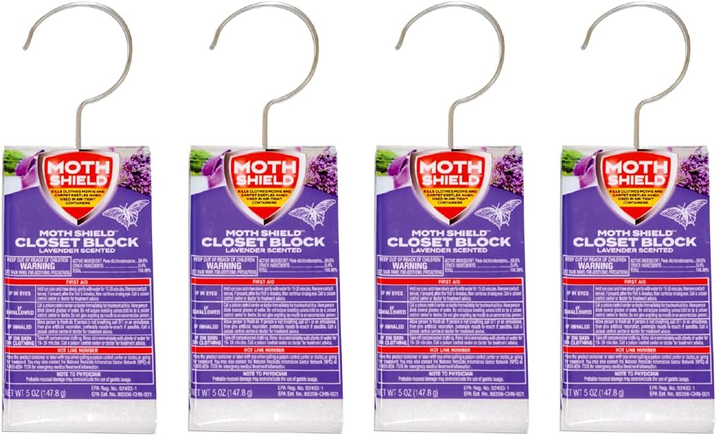 4 Pk Closet Block Lavender Scented