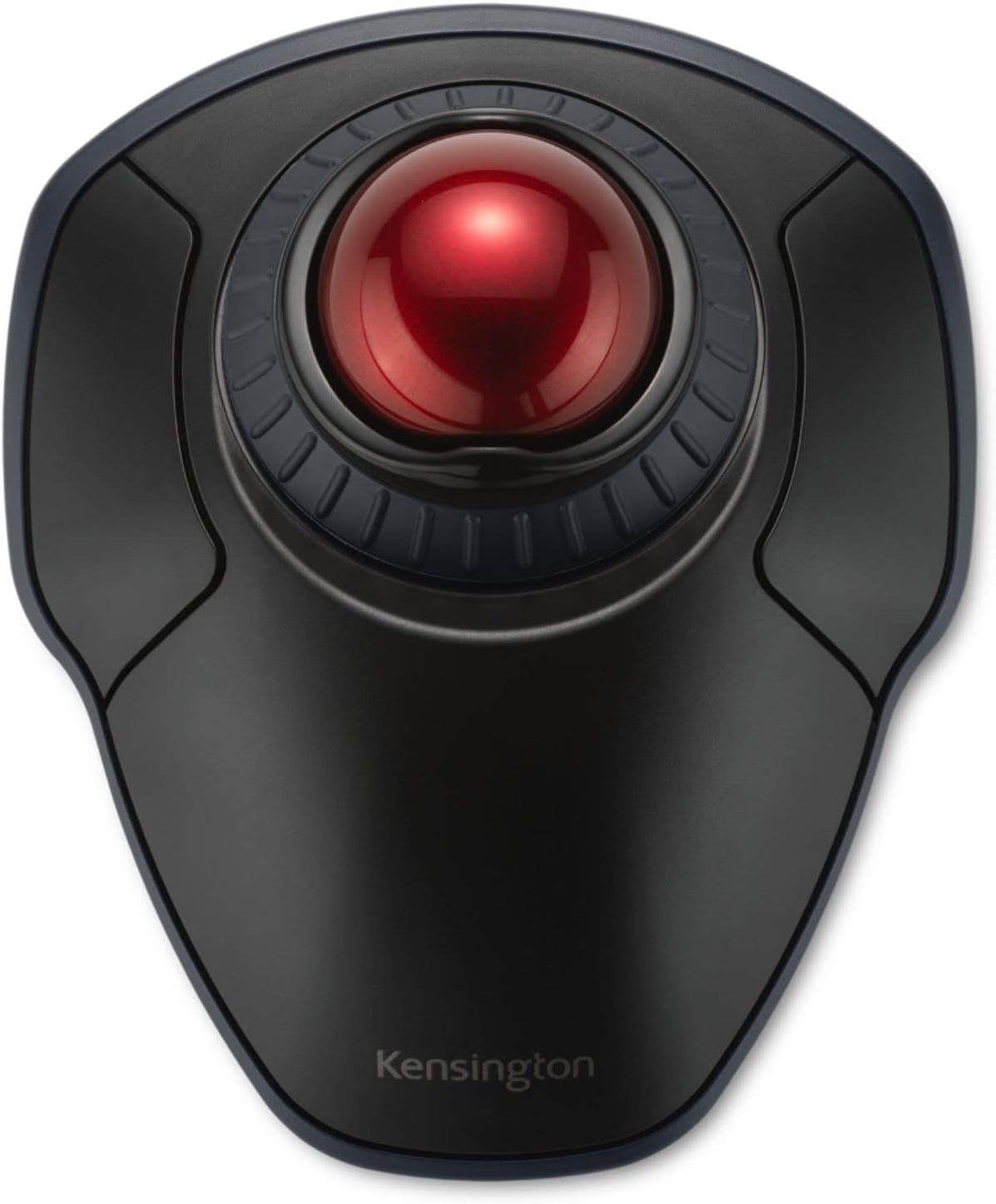 Kensington Orbit Wireless Trackball with Scroll Ring - Black-Red (K70990WW),