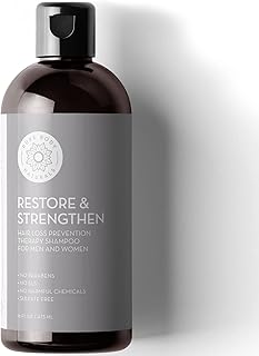 Hair Loss Shampoo to Restore and Strengthen, Large 16 Ounce, DHT Blocker Shampoo for Thinning Hair, for Men and Women by Pure Body Naturals (Label Varies)