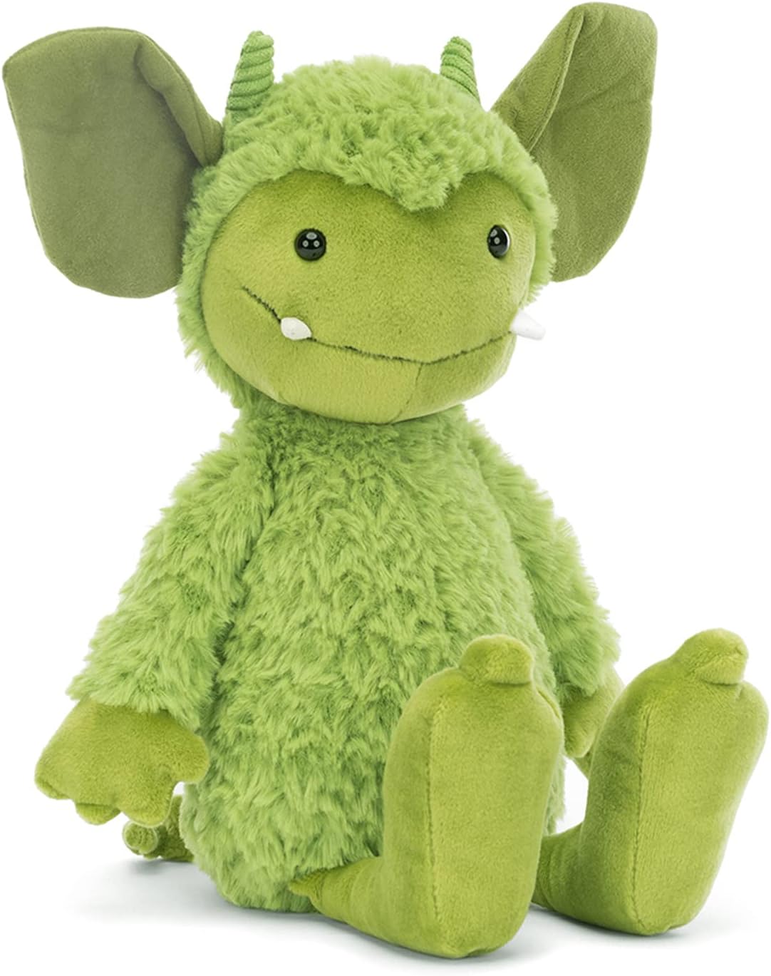 Jellycat Grizzo Gremlin Stuffed Animal, 12 inches - Monster Plush Toy - Classic Children's Gift - Halloween Plush