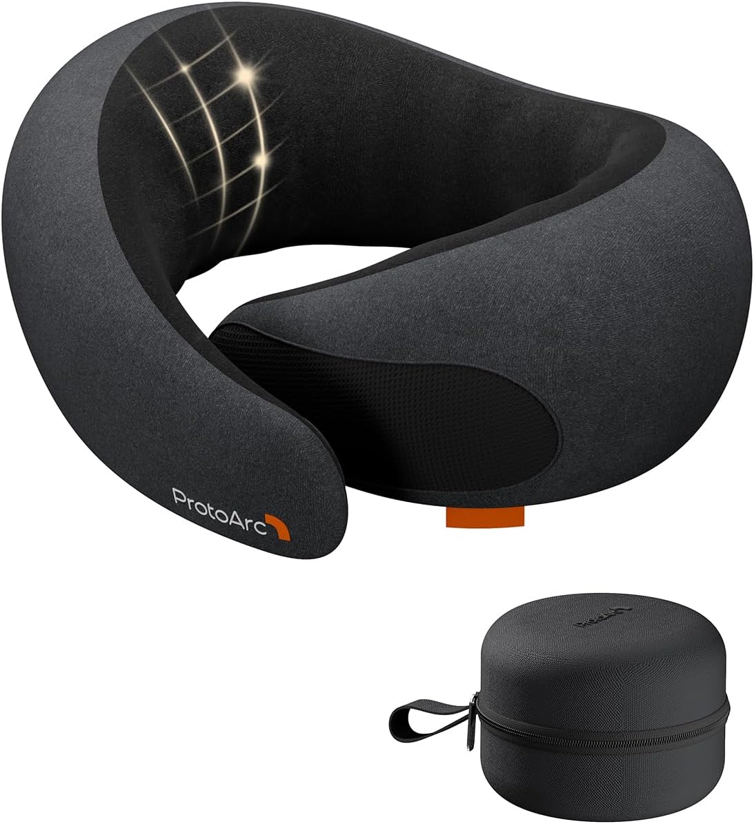 ProtoArc TP Enjoy Travel Neck Pillow, Ergonomic 360° Memory Foam Comfort