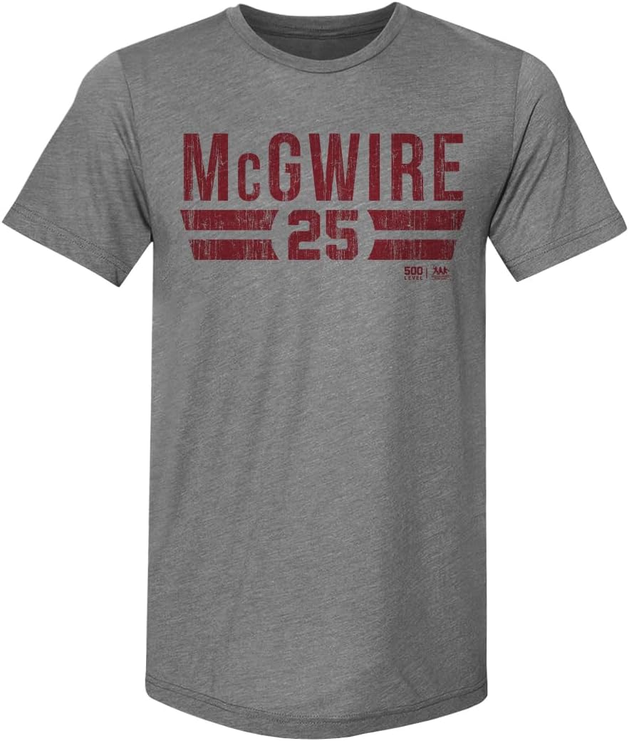 500 LEVEL Mark McGwire St. Louis Font Men's Premium T-Shirt