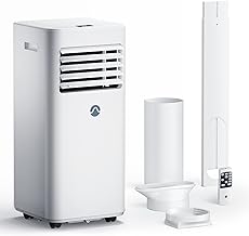 Portable Air Conditioners, 10000 BTU Portable AC for Room up to 450 Sq. Ft., 3-in-1 AC Unit, Dehumidifier & Fan with Digital Display, Remote Control, Window Installation Kit, 24H Timer, Sleep Mode