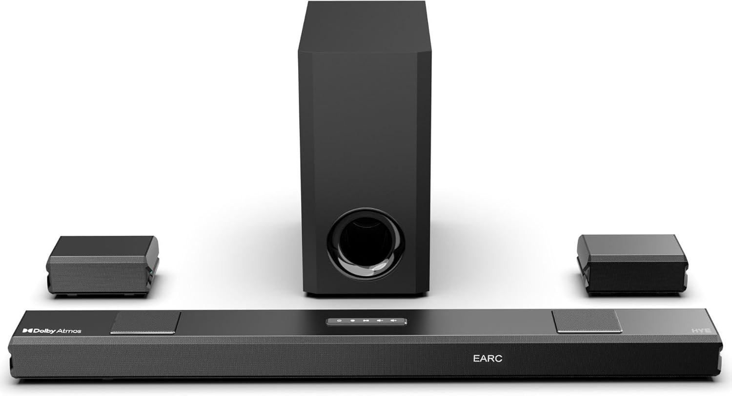 HYE 5.1.2Ch Soundbar with Subwoofer & Surround Speakers - Wireless Dolby Atmos Soundbar, Subwoofer, Surround Speakers, 560W, HDMI & USB, Remote Control - Home Cinema Sound System - [2025]