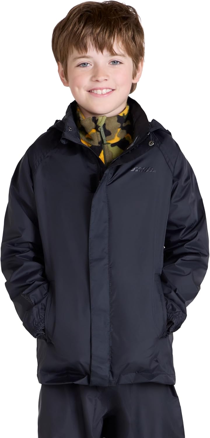 Mountain Warehouse Pakka Kids Waterproof Rain Jacket