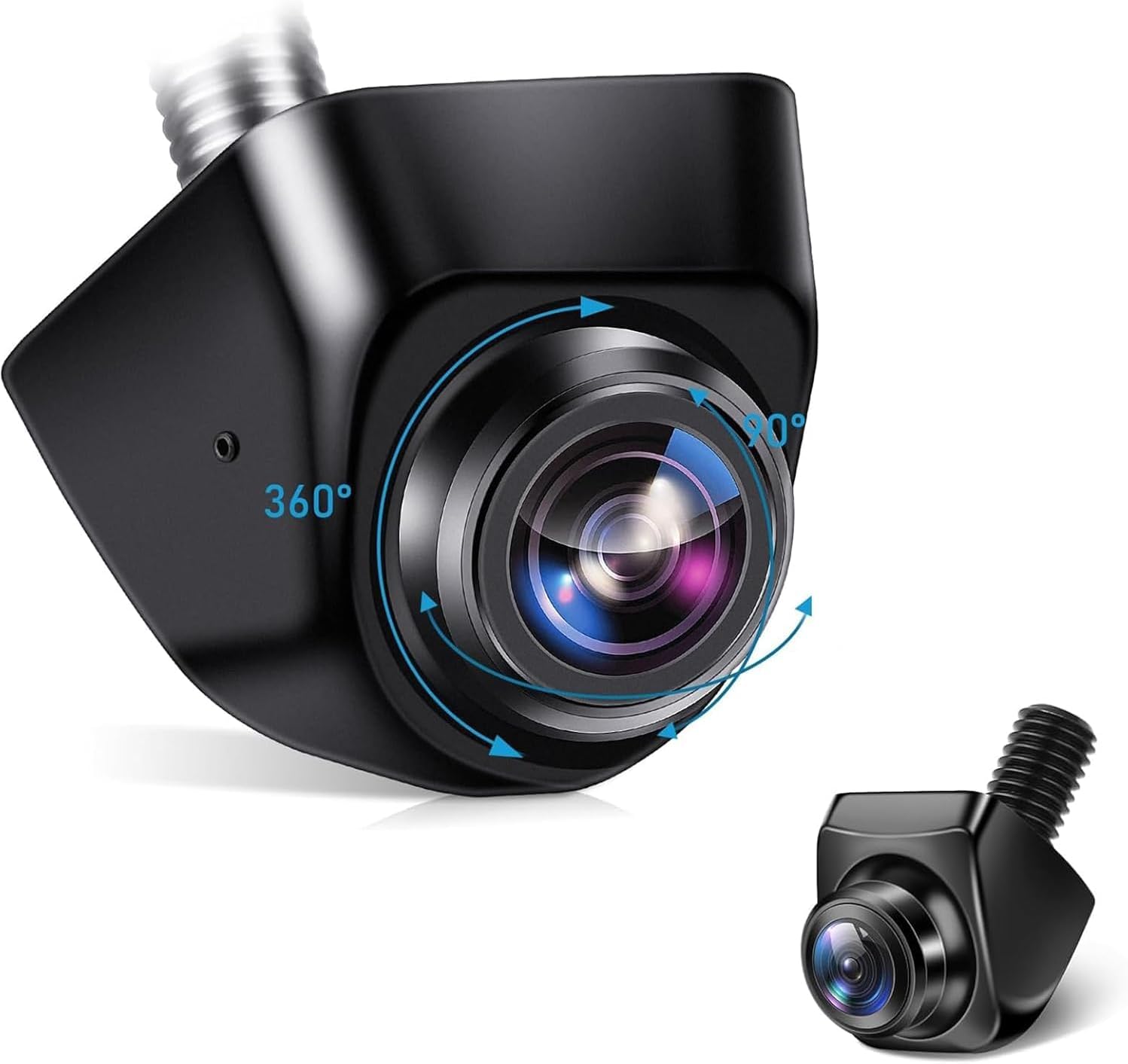 Reversing Camera AHD 1080P 360° Rotatable Reverse 170° Wide Angle Reversing Wide Viewing Angle Adjustable Car Rear Parking Backup Camera IP69 Waterproof Parking Universal 12V-24V for Car Van