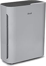 LEVOIT Air Purifiers for Home Large Room, Main Filter Cleaner with Washable Filter for Allergies, Smoke, Dust, Pollen, Quiet Odor Eliminators for Bedroom, Pet Hair Remover, Vital 100, Grey