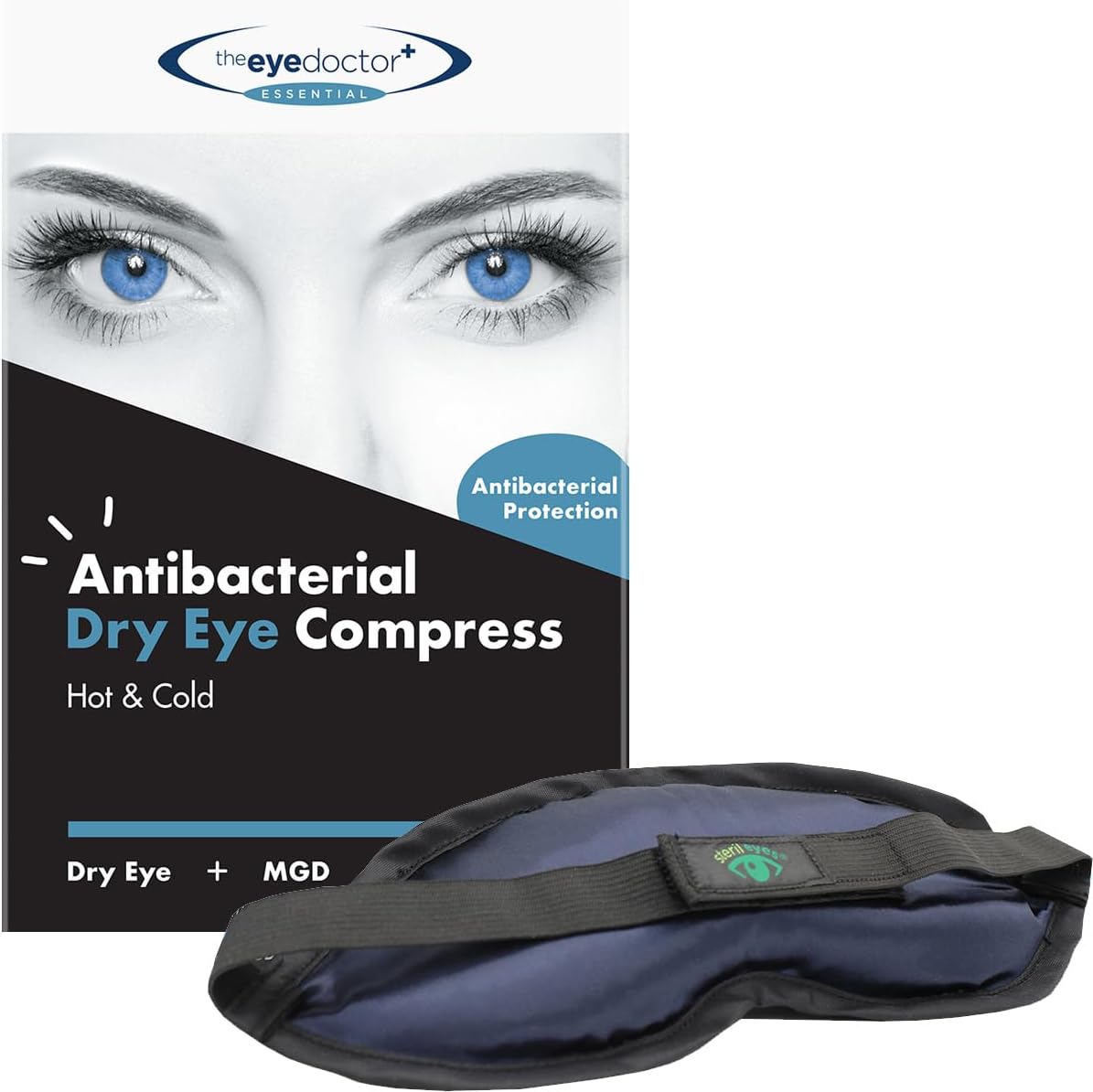 The Eye Doctor Essential – Hot Eye Compress Heat Bag for Dry Eye, Blepharitis and MGD - Safe to Heat in a Microwave – Hot and Cold Eye Compress
