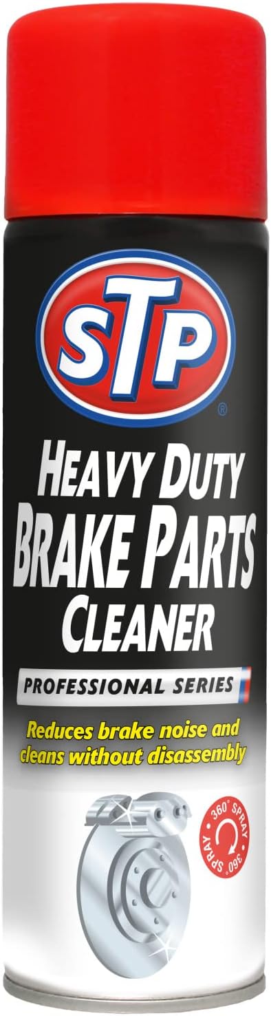 STP Heavy Duty Car Brake Cleaner 500 ml, Cleans Brakes without Disassembly, Reduces Brake Noises, Mechanical Car Cleaning Products, Concentrated Cleaning Formula, Made in the UK