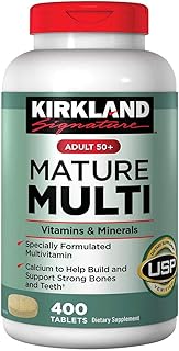 Kirkland Signature Adults 50+ Mature Multi, 400 Tablets 1