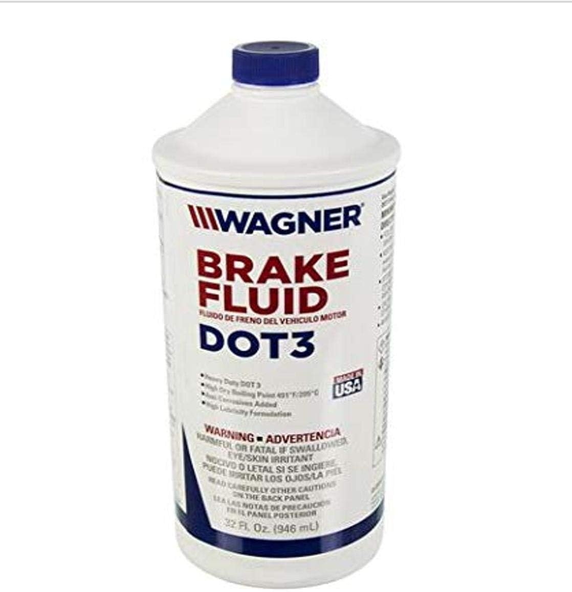 Wagner DOT 3 21B Brake Fluid, 32 oz; 946 ml