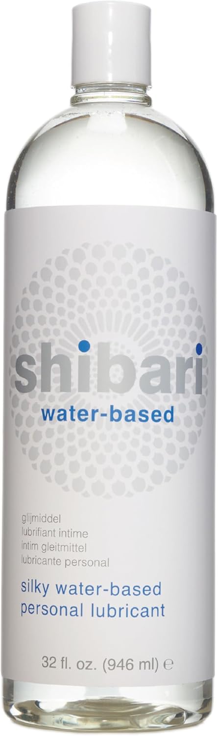 Shibari Premium Water-Based Lubricant, Personal Lube for Women, Men, and Couples (32 Fl Oz (Pack of 1), Water-Based)