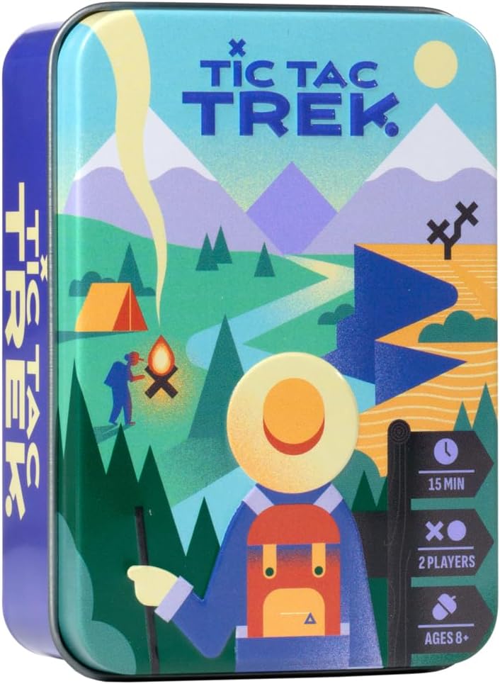 Tic Tac Trek - Tic Tac Toe Exploration Tin Game