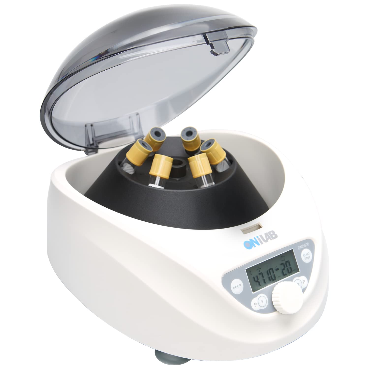 ONiLAB Lab PRP Benchtop Centrifuge 6x15 mL/10 mL/7mL/1.5-5 ml, 300-5000 rpm(Max. 2600 xg RCF),LCD Digital Desktop Lab Centrifuge Timer 30 sec-99 min, Two Quick Start Programs