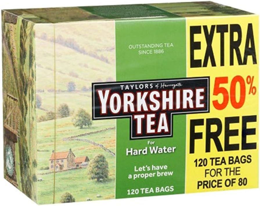 Yorkshire Tea for Hard Water 120 Tea Bags