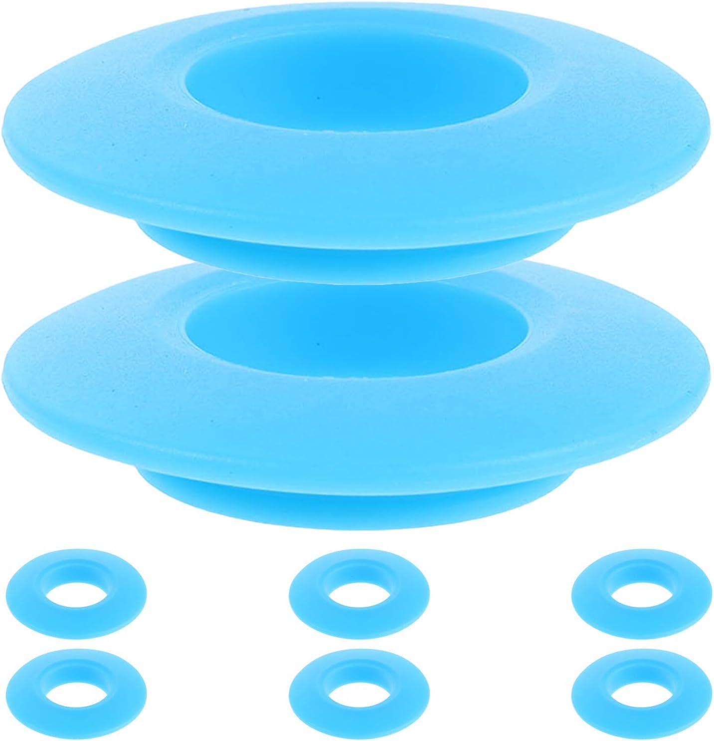 ifundom 8PCS Kayak Paddle Drip Guard Rings Round Splash Protectors for Canoe Paddles Replacement Parts Lightweight Drip Rings for Touring Kayak Shafts Boat Accessories