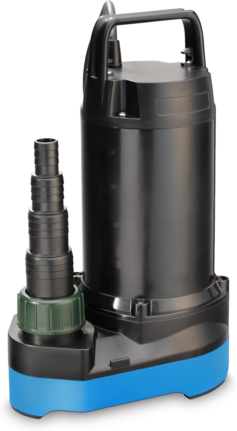 Blagdon Energy Saving Waterfall & Utility Pump with Run Dry Protection, Suitable for Pond, Drainage, Garden Irrigation, Hydroponics, Aquaponics, 23500 Model, Black