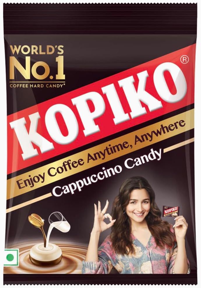 Kopiko Strong and Rich Cappuccino Candy, 140g (40pieces)