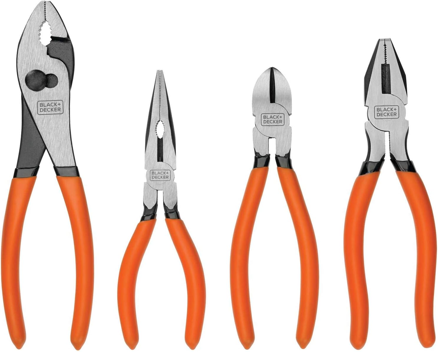 BLACK+DECKER Plier Set, 4-Piece (BDHT84002)