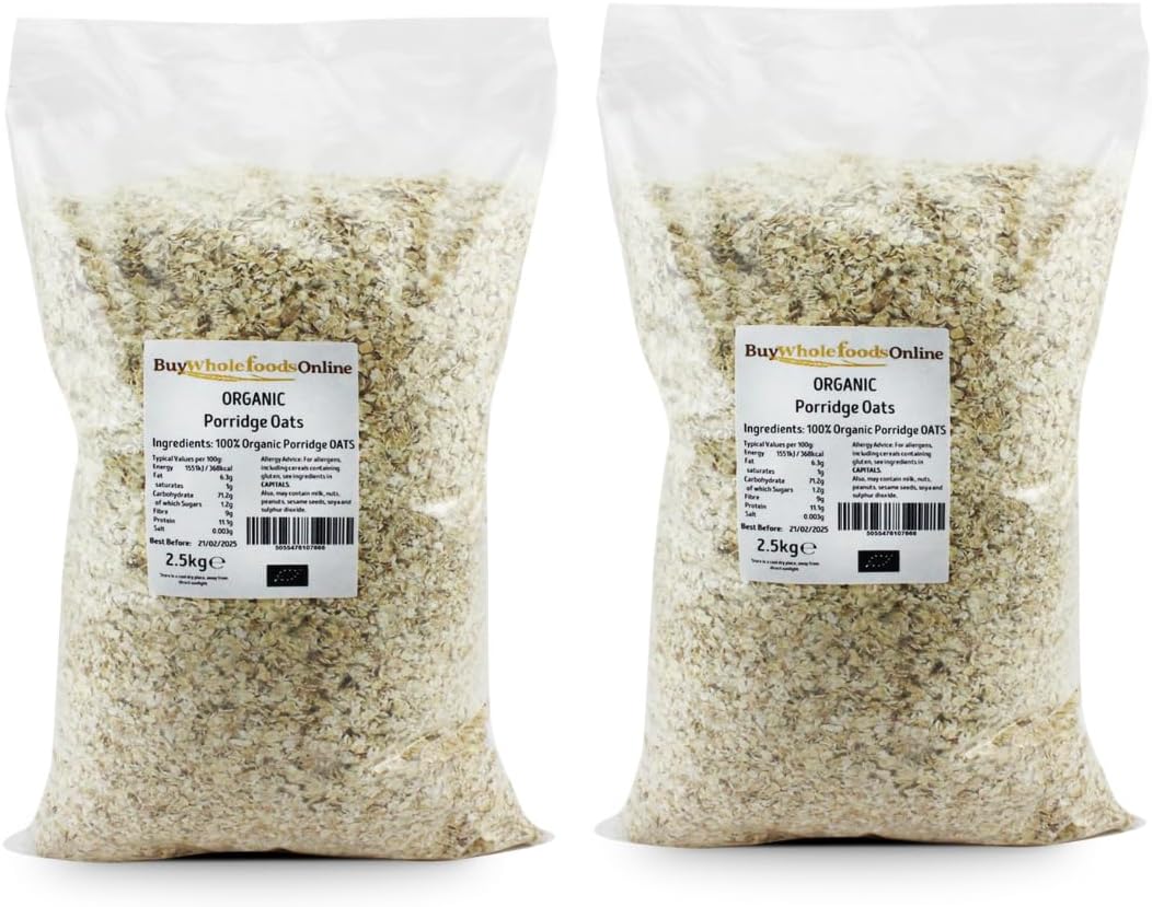 Organic Porridge Oats 5kg (BWFO)