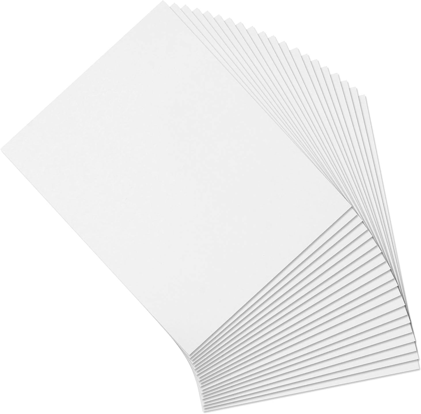 20Pack Foam Boards, 11"x14" Foam Core Backing Board White, 1/8" Thickness Mat Boards Poster Boards Polystyrene Poster Board Signboard Perfect for Presentations, School, Office & Art Projects