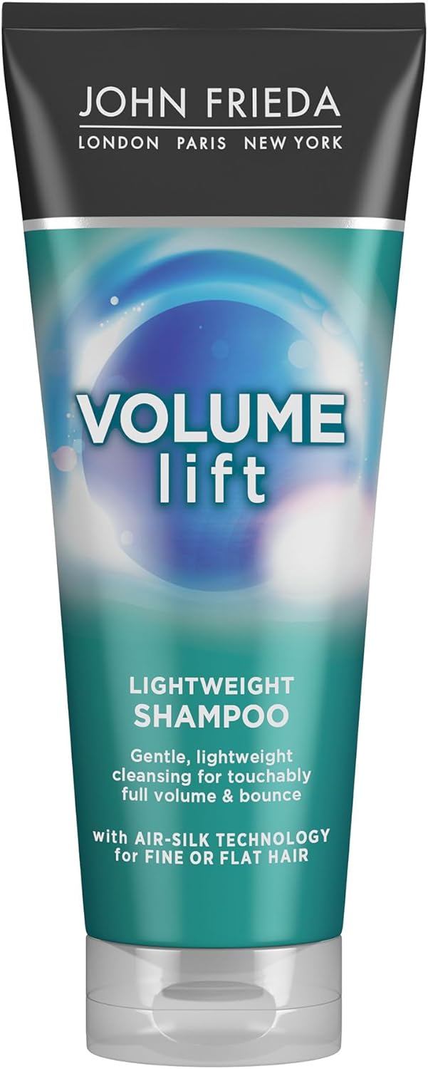 John Frieda Volume Lift Lightweight Shampoo 250 Ml, Shampoo Flat, Fine Hair, Bouncy Hair Shampoo