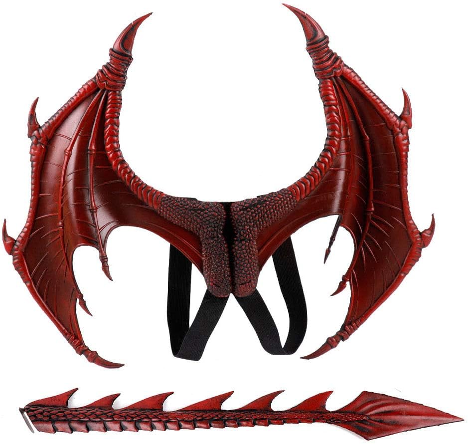 Himine Dragon Wings Props Cosplay Wing With Tail