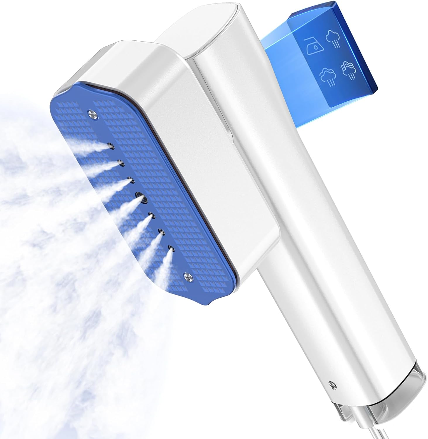 Steamer for Clothes, Portable Handheld Travel Steamer, Clothing Wrinkles Remover for Gament Steam, 1100W Powerful 2 In 1 Steamer&Iron, 100mL Water Tank Capacity, for 120V Home, Office, Travel