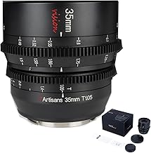 7artisans 35mm T1.05 Cine Lens for Sony-E-Mount Mirrorless Camera Lenses,Manual Focus Large Aperture
