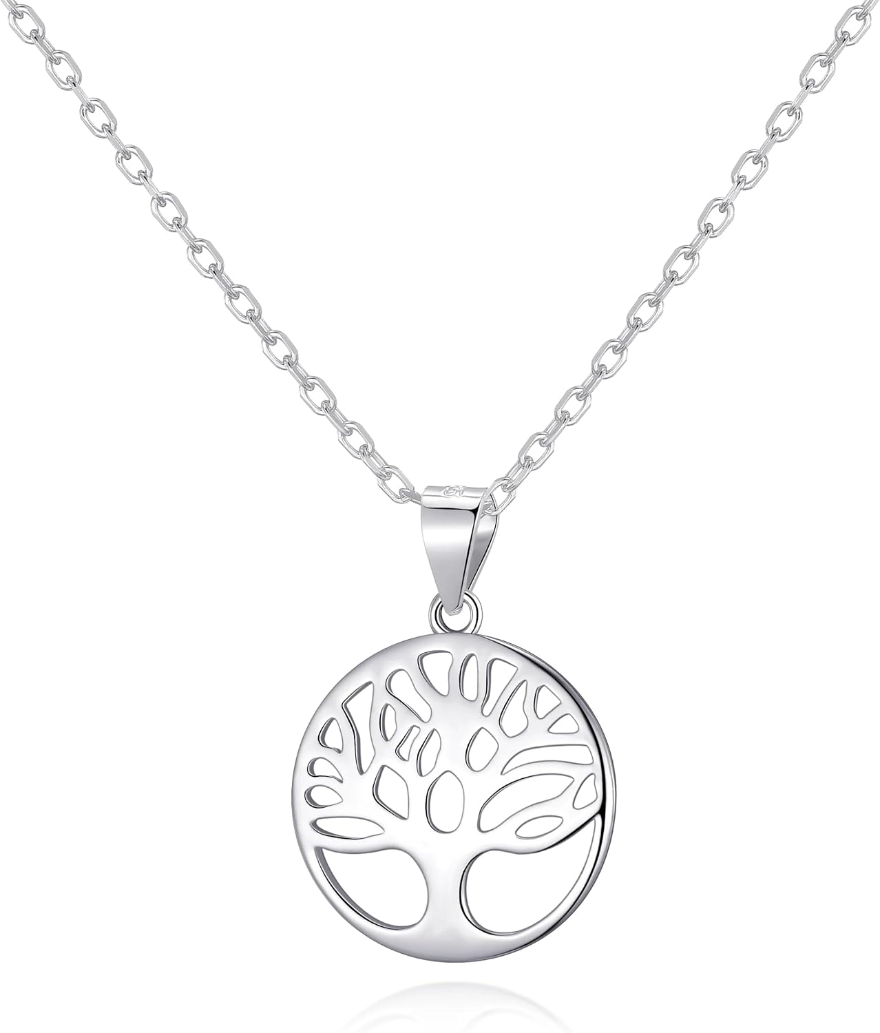 Philip Jones Sterling Silver Tree of Life Necklace