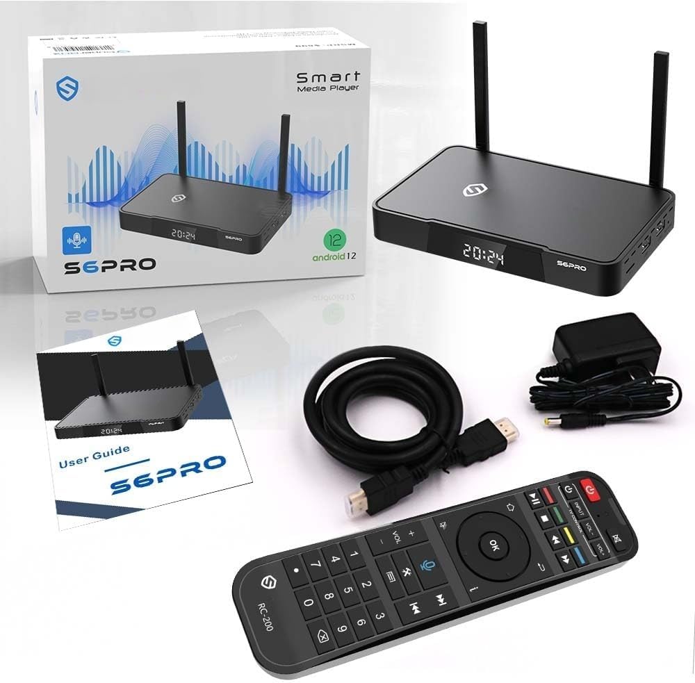 2025 New Super S 6 P-R-O with Built in Box,Remote Control,4GB DDR RAM(Authorized Seller)