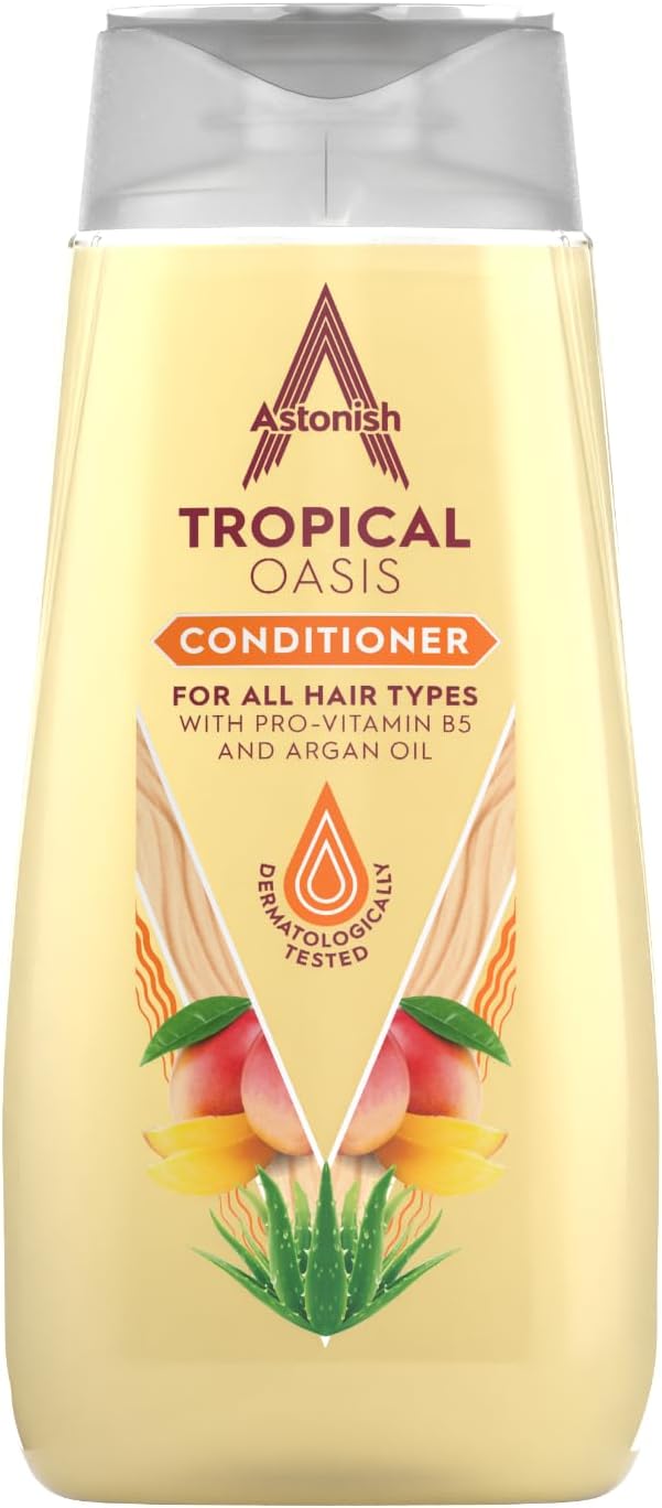Astonish Tropical Conditioner with Argan Oil, 375ml