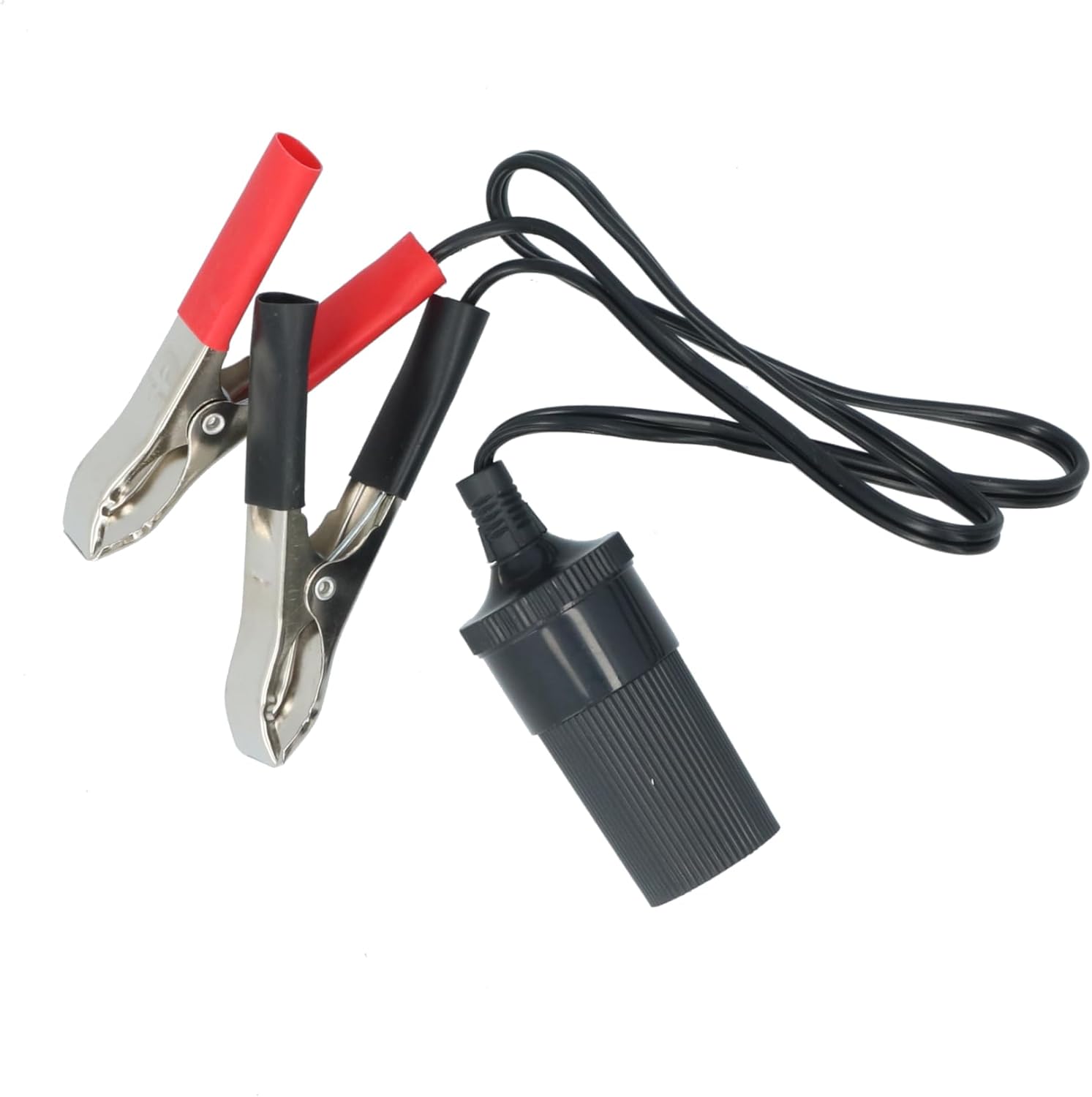 12v Accessory Socket With Battery Clamps Crocodile Clips