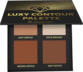Contour Palette Powder Contour Kit - Contouring Makeup Palette With Mirror - 4 Highly Pigmented Matte Colors For Contouring And Highlighting - Vegan, Cruelty Free And Hypoallergenic
